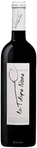 illustration du vin Château la Tulipe Noire Côtes de Provence Bio Rouge 2020