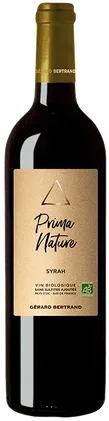 vue du vin Gérard Bertrand Prima Nature "Syrah" X