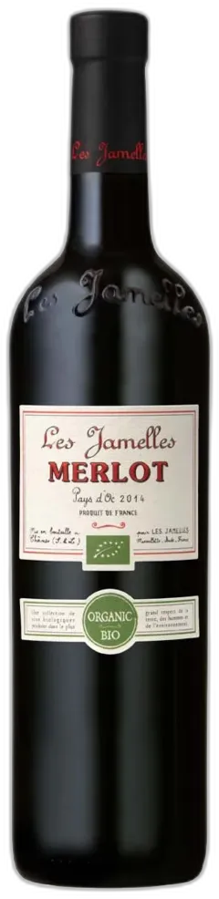 photos du vin les Jamelles Merlot Bio