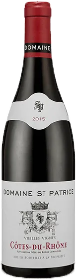 photo du vin Domaine Saint Patrice Côtes du Rhône Vieilles Vignes Rouge