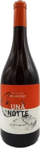 photo Una Notte 2023 Domaine de l’Accent Vdf Hérault) Rouge &