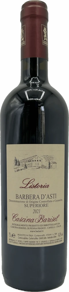 photo Listoria 2021 Cascina Barisel Docg Barbera d’Asti Rouge &