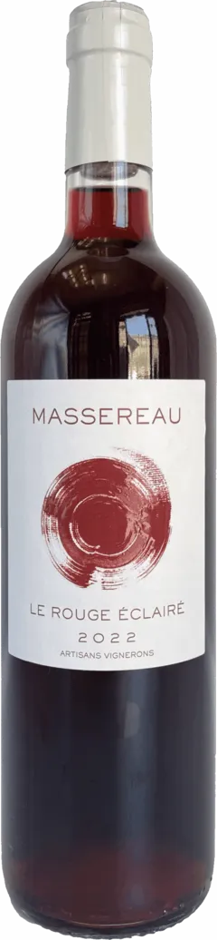 photo le Rouge Eclairé 2022 Château Massereau Vdf Clairet &
