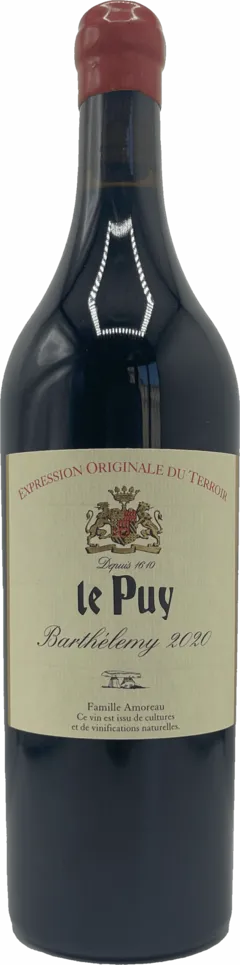 photo Barthélémy 2020 Château le Puy Vin de France Rouge &