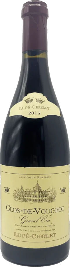 image du vin Clos de Vougeot Grand Cru 2015 Domaine Lupé Cholet