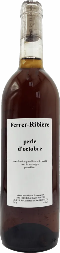 photo Perle d’Octobre Domaine du Lendemain Rancio Blanc &