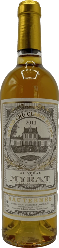 photo Château de Myrat 2011 Sauternes Blanc Liquoreux &