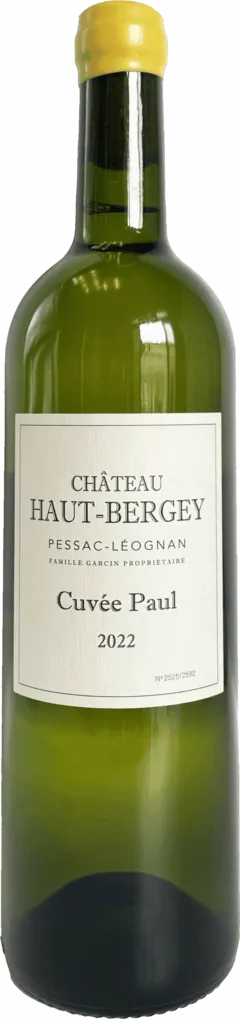 photo Cuvée Paul Blanc 2022 Château Haut-Bergey Pessac-Léognan Blanc &