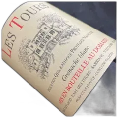 photo du vin Domaine des Tours Vin de Pays de Vaucluse Clairette 2017