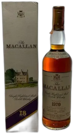 photo Whisky Macallan Single Malt 18 Ans 1970 75 cl