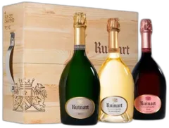 photo Champagne Ruinart Cave Urbaine 1x Ruinart Blanc de Blanc, 1x r de Ruinart Brut, 1x Ruinart Rosé d’Origine de 3