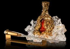 photo Cognac Hennessy xo 150ème Anniversaire Par Frank Gehry Numéroté 114