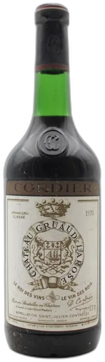 photo Château Gruaud Larose 1970