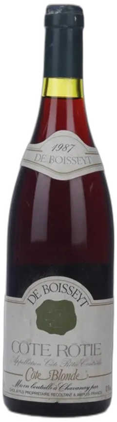 photo 1987 Cote Rotie Cote Blonde