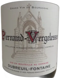 photo Pernand Vergelesses Domaine Dubreuil Fontaine 2021