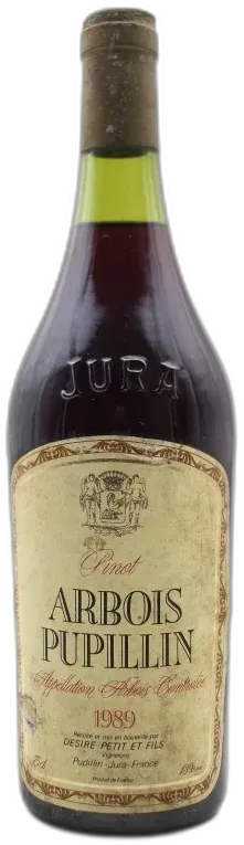 photo Arbois Pupillin Pinot 1989 Desire Petit et Fils