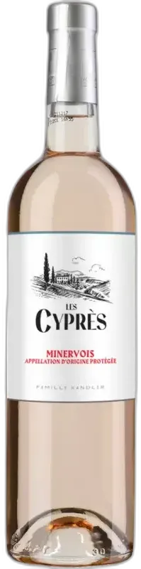 image du vin les Cyprès Rosé Bio 2020