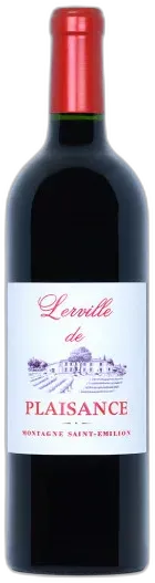 photo Lerville de Plaisance Aop Montagne Saint-Émilion Rouge 2021