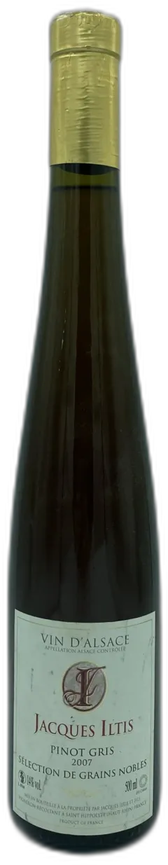 illustration du vin Blanc Selection Grain Noble Pinot Gris Iltis Aop Vin d’Alsace