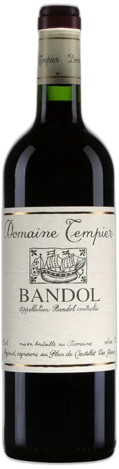photo Domaine Tempier Rouge Classique Aop Bandol Rouge 2022