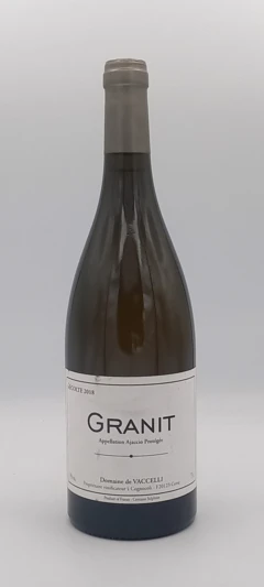 photo Corse Granit 2018 Blanc Domaine de Vaccelli