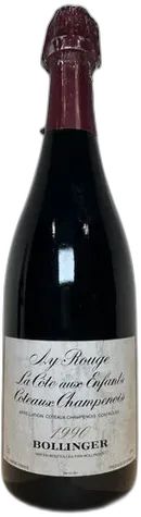 photo Coteaux Champenois Bollinger la Cote Aux Enfants ay Rouge 1990