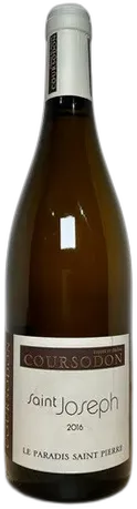 photo Domaine Coursodon le Paradis Saint Pierre Saint Joseph Blanc 2016