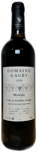 photo Domaine Gauby Muntada 2008 Côtes du Roussillon Villages