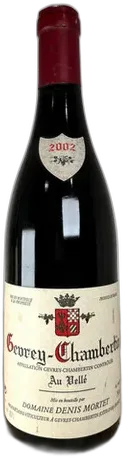 photo Denis Mortet Gevrey Chambertin au Vellé 2002