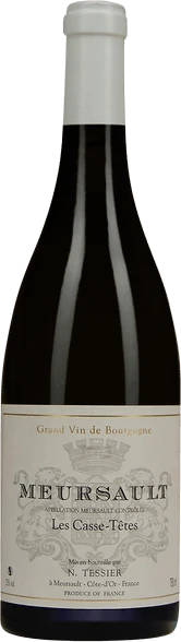photo Tessier Meursault les Casses Tetes Blanc Blanc 2022 de Meursault les Casses Tetes