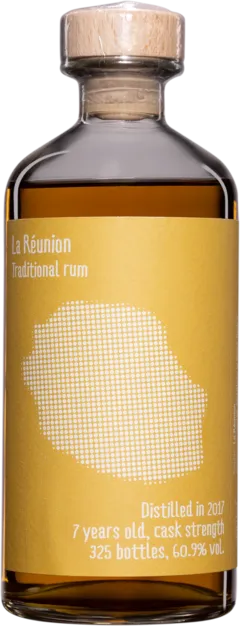image du vin Spiritori Rhum Vieux de Mélasse de la Réunion "7 Ans - Spirit of The Day #3" Brun 2017