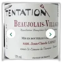 photo du vin Lapalu Beaujolais Village Tentation