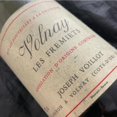 photo Domaine Joseph Voillot Volnay Fremiets 1983