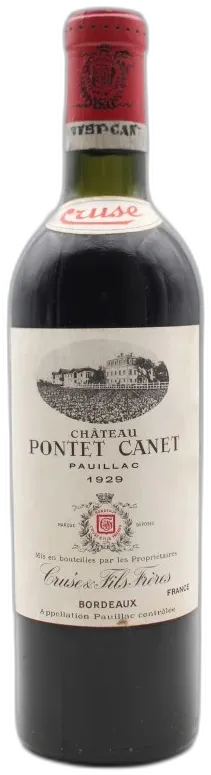 photo Château Pontet Canet 1929