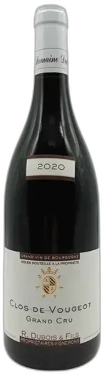 photos du vin Clos de Vougeot Grand Cru 2020