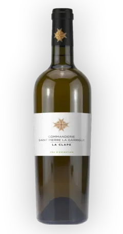 photo du vin la Clape Blanc Commanderie Saint-Pierre la Garrigue 2019