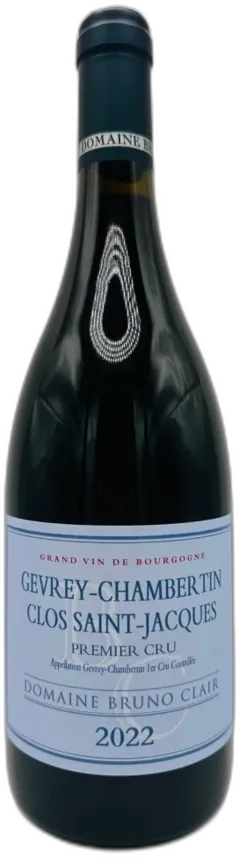 photo Domaine Bruno Clair Gevrey-Chambertin 1er Cru 'Clos st Jacques' 2022 Bourgogne France