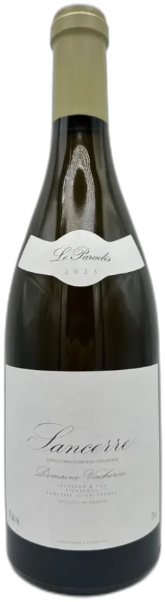 photo Domaine Vacheron Sancerre le Paradis 2023 Pays de Loire France