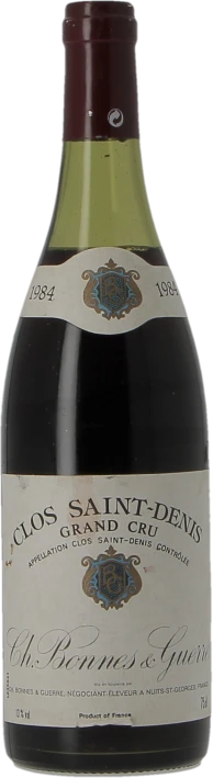 photo Clos Saint Denis Grand Cru