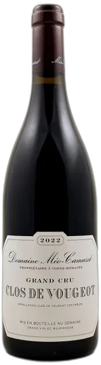 photos du vin Clos Vougeot 2022