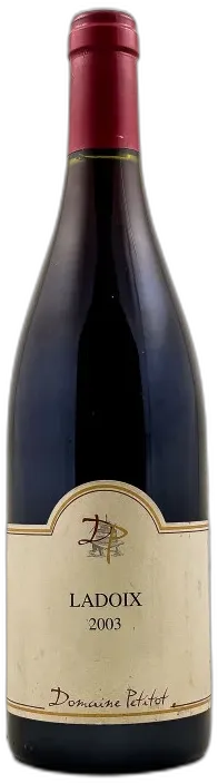 photo du vin Domaine Petitot Ladoix 2003
