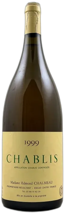 capture du vin Chablis 1999 Magnum