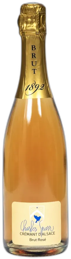 photo du vin d’Alsace Brut Rosé Méthode Traditionnelle Charles Sparr