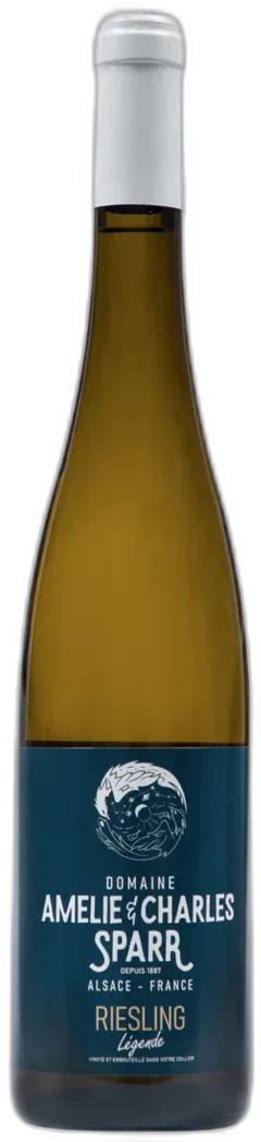 photo du vin Alsace Riesling 'Légende' Domaine Amélie & Charles Sparr
