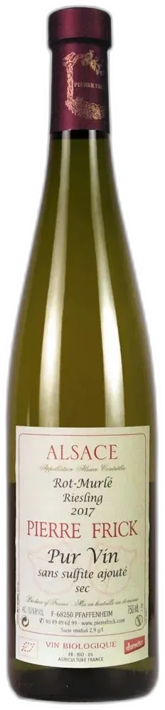 image du vin Alsace Riesling Aoc 'Rot Murlé' Pierre Frick