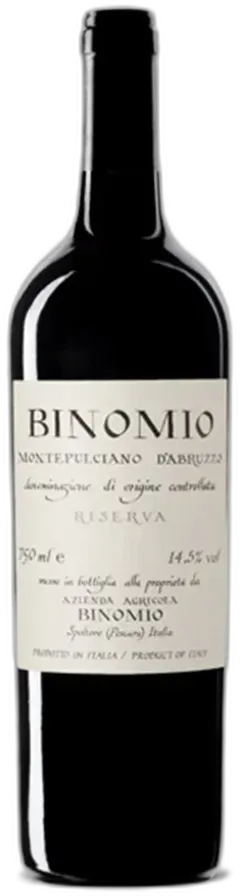 illustration du vin Montepulciano d'Abruzzo Riserva Doc 'Binomio' Fattoria la Valentina