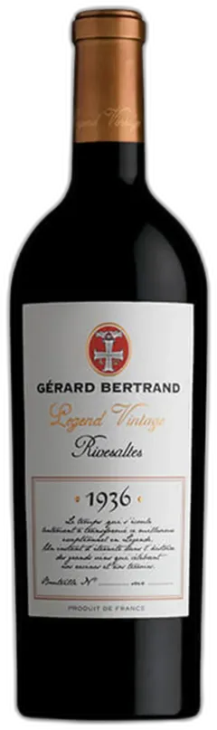 photo du vin Legend Vintage Vins Doux Naturels 1936 Rivesaltes