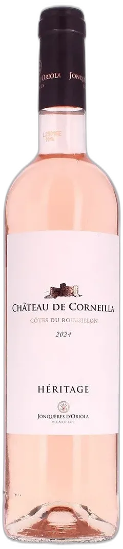 photo Domaine Jonquères d’Oriola Château de Corneilla Héritage Aop Côtes-du-Roussillon Rosé 2024