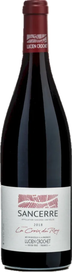 vue du vin Sancerre Rouge "la Croix du Roy" Domaine Lucien Crochet 2019