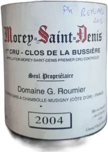 image du vin Morey Saint Denis la Bussiere